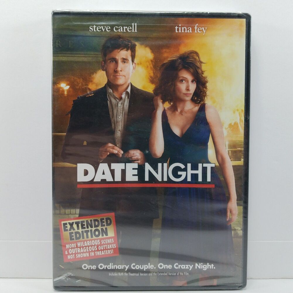 Date Night DVD Extended Edition Steve Carell Tina Fey Comedy Movie PG-13 New